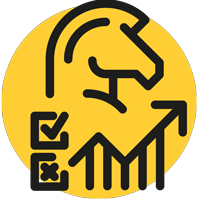 Johtajan rekrytointi -ikoni